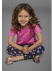 Kidsworld Leggings in bunt-gemustert/pink-uni/blau-weiß-gestreift
