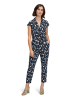 Betty Barclay Jumpsuit mit Eingrifftaschen in Dark Blue/Green