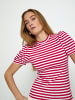 Peppercorn T-Shirt in Virtual Pink Stripe
