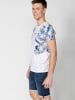 KOROSHI Kurzarm T-Shirt in weiß