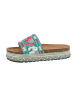 Ital-Design Sandale & Sandalette in Grün und Pink