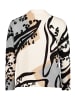 Betty Barclay Grobstrick-Pullover mit Aufdruck in Patch Nature/Black