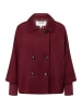 More & More stylishe A-Shape-Caban-Jacke in pomegranate red