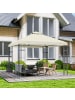 Outsunny Pavillon 298L x 298B x 279H cm Cremeweiß