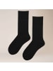 Kunert Socken Magical Rib weich in Black