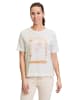 CARTOON Printshirt mit Rundhalsausschnitt in Patch Cream/Pink