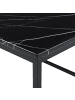 Beliani Couchtisch DELANO in Schwarz - (W) 60 x (H) 45 x (L) 100 cm