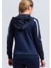 erima Liga 2.0 Trainingsjacke mit Kapuze in new navy/dark navy/weiss