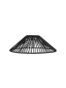 STAR Trading Outdoor Lampenschirm ,Vide' in Rattan-Optik, schwarz