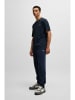 Hugo Boss Rundhals T-Shirt für Herren in marineblau