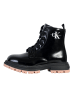 Calvin Klein Schnürstiefelette Jeans Lace-Up Bootie Schwarz