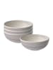 like. by Villeroy & Boch 4er Set Schüsseln Perlemor Sand in Beige ø 16,9 cm in beige