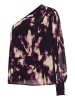 Kaffe Langarm - Hemd KAaska Regular fit in Purple Blurry Graphics