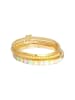 Elli Ring 925 Sterling Silber Ring Set in Gold