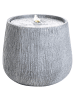 Beliani Gartenbrunnen CASCATA in Grau - (W) 38 x (H) 33 x (L) 38 cm