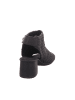rieker Schaftsandalette in schwarz/schwarz