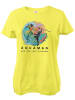 DC Comics Shirt "And The Lost Kingdom Girly Tee" in Gelb