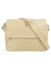 Samantha Look Umhängetasche echt Leder in beige