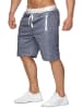 EGOMAXX Sweat Shorts Kurze Jogging Hose Bermuda Sporthose H1927 in Dunkelgrau