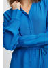 Fransa T-Shirt FRHELENA DR 2 - 20611637  Luftiges Blusenkleid mit Bindegürtel in Blau