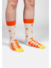DillySocks Socken Summer Snacks in Rot Türkis Petrol Orange Beige