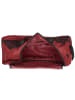 Nowi 2 Rollen Reisetasche 61 cm mit Dehnfalte in rot