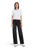 BETTY & CO Basic Shirt mit Rundhalsausschnitt in Weiß