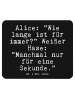 Mr. & Mrs. Panda Mousepad AliZeichen: "Wie lange ist... mit Spruch in Schwarz