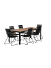 ebuy24 Schwarz 90 x 205 cm