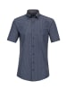 CASAMODA Kurzarm Business Hemd für Herren in blau
