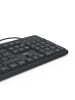 Hama CK-200, kabelgebunden, Schwarz, QWERTZ in Schwarz