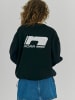 Norr Pullover Daphine in Black w. white print