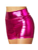 tectake Hotpants in glänzendem Metallic-Look, pink