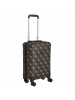 Guess Berta 18 IN - 4-Rollen-Trolley 46 cm in brown logo