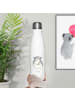 Mr. & Mrs. Panda Thermosflasche Chinchilla Blume ohne Spruch in Weiß