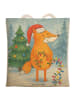 Mr. & Mrs. Panda Tasche Fuchs Weihnachten Design ohne Spruch in Weiß