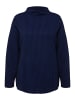 Ulla Popken Sweatshirt in titan blau