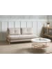 Beliani 2-Sitzer Sofa EDLAND in Beige/Braun - (W) 152 x (H) 76 x (L) 94 cm