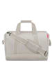 Reisenthel travelling allrounder L - Reisetasche 48 cm (twist maroon) in herringbone sand