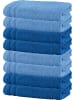 Erwin Müller Frottier Handtuch 8er-Pack Heidelberg in hellblau-royalblau