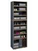VCM  Holz Regal Schuhschrank Schuhregal Salia B60 in Anthrazit
