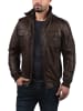 !SOLID Lederjacke SDFamash in Braun