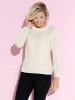 Sieh an! Rundhals-Pullover in ecru