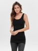 ONLY 3er-Set New Long Tank Top in Schwarz (Black)