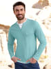 WITT WEIDEN Langarm-Shirt in mint + hellgrau