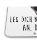 Mr. & Mrs. Panda Bierdeckel Stinktier Angriff mit Spruch in Weiß