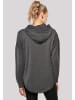 F4NT4STIC Oversized Hoodie Christmas Pinguin Muster in charcoal
