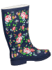 Bockstiegel Regenstiefel Julia in dunkelblau/multi