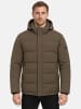 Winterjacke "A822" - mit Kapuze - in Khaki