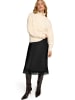 Zero  Satinrock mit Spitze in Black Beauty